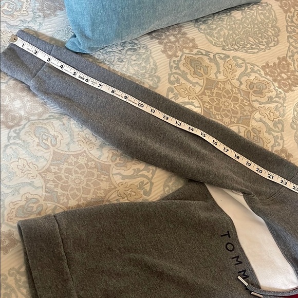 Tommy Hilfiger Gray Hoodie with Red and White Accents - Picture 7 of 7